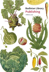Bodleian Library Publishing Sprint 2021