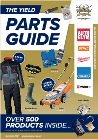 OVER 500 PRODUCTS INSIDE... All Prices and Part Numbers Are Correct at Time of Printing