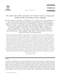 The Spider Tree of Life: Phylogeny of Araneae Based on Target‐Gene