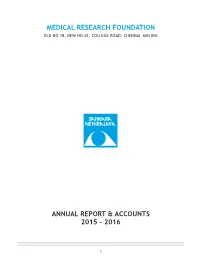 Annual Report & Accounts 2015