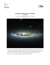 AURA/NOAO ANNUAL PROJECT REPORT FY 2004 Submitted to the National Science Foundation Via Fastlane November 1, 2004