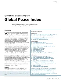 Global Peace Index