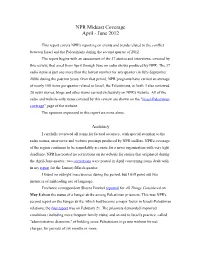 NPR Mideast Coverage April - June 2012