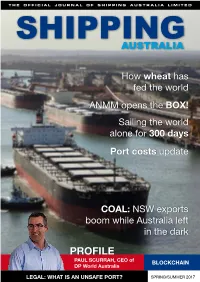 PROFILE PAUL SCURRAH, CEO of BLOCKCHAIN DP World Australia