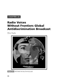 Radio Voices Without Frontiers Global Antidiscrimination Broadcast