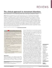 The Clinical Approach to Movement Disorders Wilson F