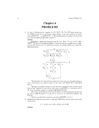 Chapter 6 PROBLEMS