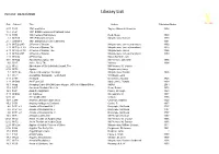 Library List Printed: 02/04/2018