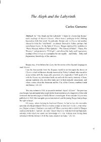 The Aleph and the Labyrinth