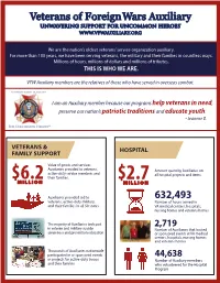 Veterans of Foreign Wars Auxiliary UNWAVERING SUPPORT for UNCOMMON HEROES®