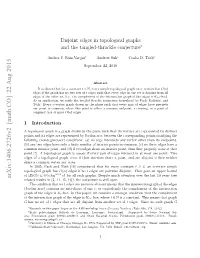 Disjoint Edges in Topological Graphs and the Tangled-Thrackle Conjecture