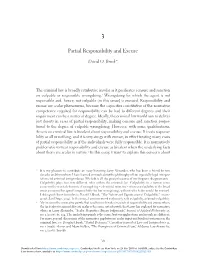 Partial Responsibility and Excuse