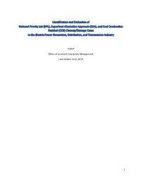 Superfund Alternative Approach (SAA), and Coal Combustion Residu
