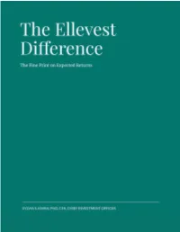 The Ellevest Difference: the Fine Print on Expected Returns 2