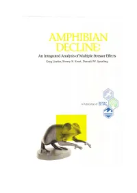 Biotic Factors in Amphibian Population Declines