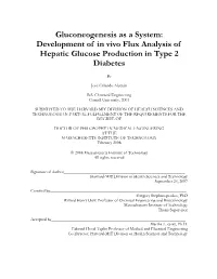 Development of in Vivo Flux Analysis of Hepatic Glucose Production in Type 2 Diabetes