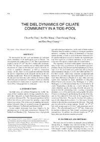 The Diel Dynamics of Ciliate Community in a Tide-Pool