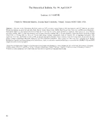 The Meteoritical Bulletin, No. 99, April 2012*