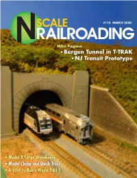 • Bergen Tunnel in T-TRAK • NJ Transit Prototype