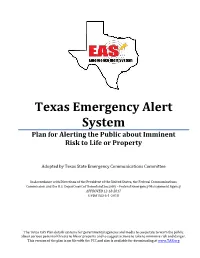Texas Emergency Alert System