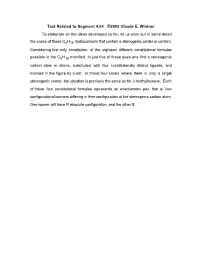 Text Related to Segment 4.04 ©2002 Claude E. Wintner to Elaborate On