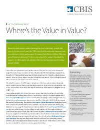 Where's the Value in Value?