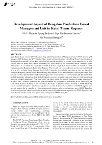 Development Aspect of Bengalon Production Forest Management
