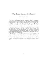 The Local Group of Galaxies