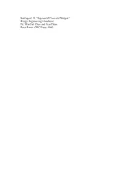 Bridge Engineering Handbook
