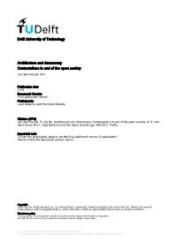 Delft University of Technology Architecture and Democracy
