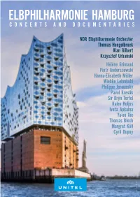 Elbphilharmonie Hamburg Concerts and Documentaries