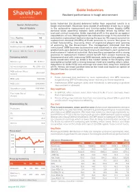 Exide Industries Resilient Performance in Tough Environment Viewpoint