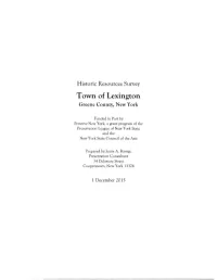 Historic Resources Survey Pages 1 to 18