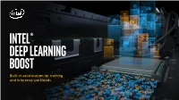 Intel® Deep Learning Boost (Intel® DL Boost) Product Overview