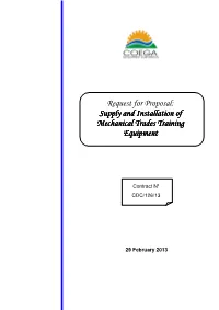 Request for Proposal