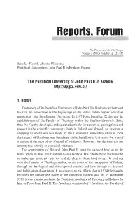 The Pontifical University of John Paul II in Krakow