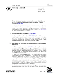 Security Council Distr.: General 16 October 2017