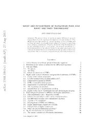 What Are Symmetries of Nonlinear Pdes and What Are They Themselves?