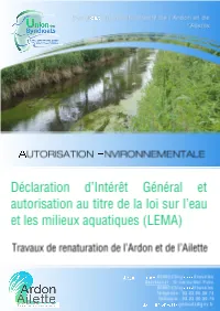 DIG Renaturation De L'ardon