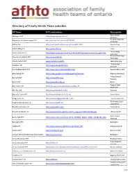 Directory of Family Health Team Websites