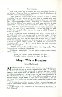 Magic with a Broadaxe