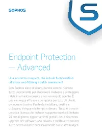 Endpoint Protection — Advanced