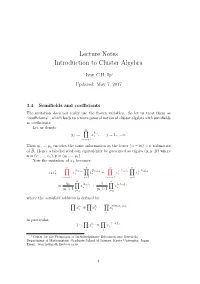 Semifield and Coefficients