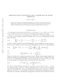 Shintani's Zeta Function Is Not a Finite Sum of Euler Products