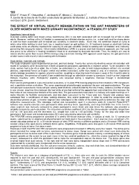 122 the Effect of Virtual Reality Rehabilitation On