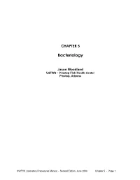 Bacteriology