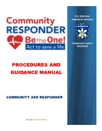 Community Responder Program Manual