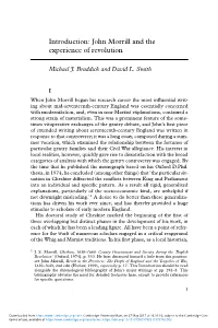 John Morrill and the Experience of Revolution