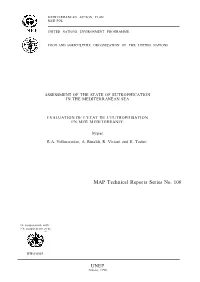 MAP Technical Reports Series No. 106 UNEP