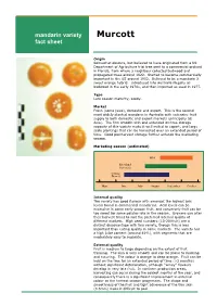 Murcott Fact Sheet